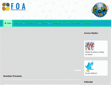 Tablet Screenshot of ornitofoa.com.ar